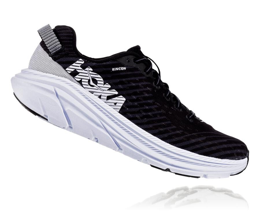 Hoka One One Koşu Ayakkabısı Erkek Siyah/Beyaz - Rincon - BO5317284